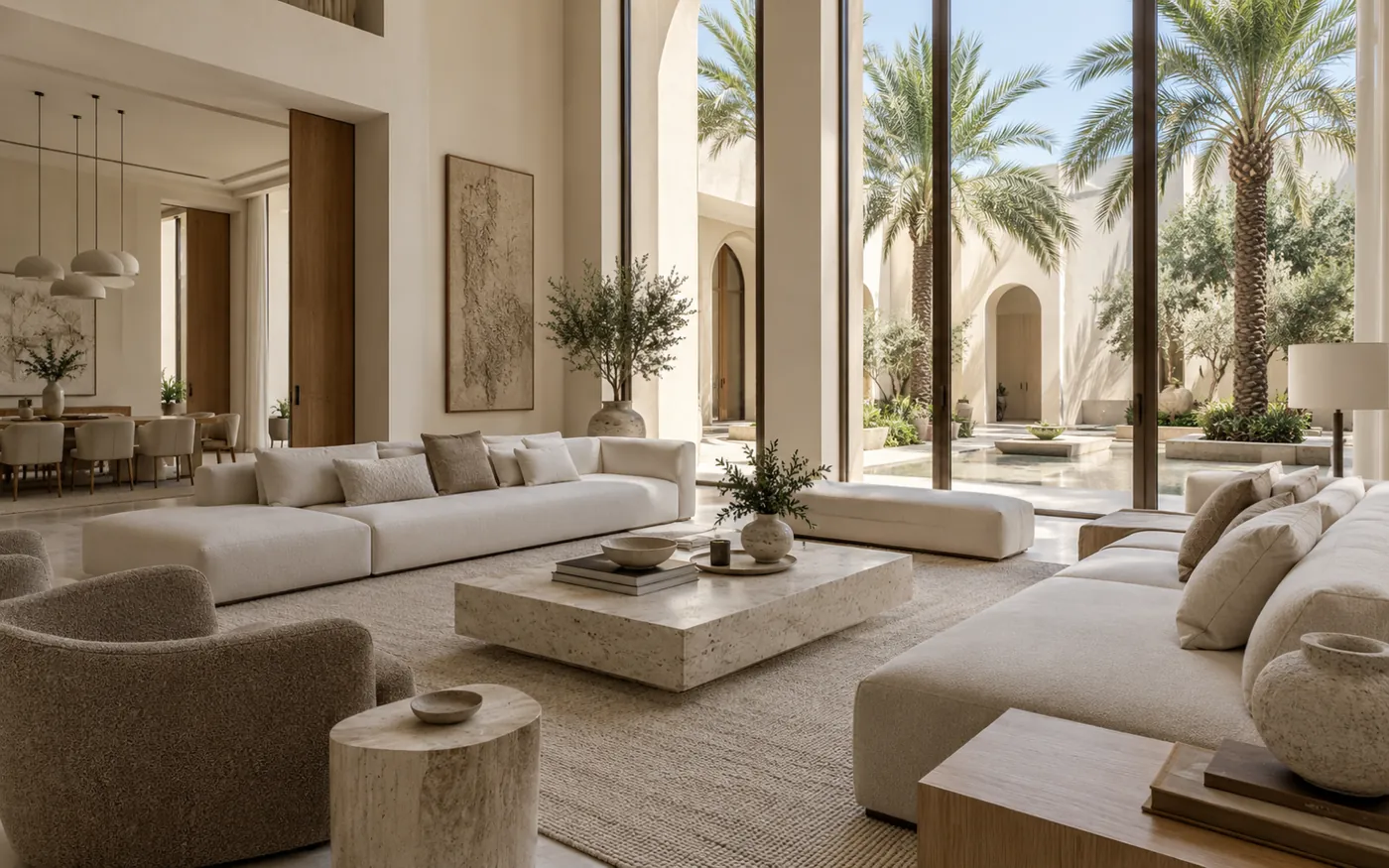 Illustrative villa renovation space